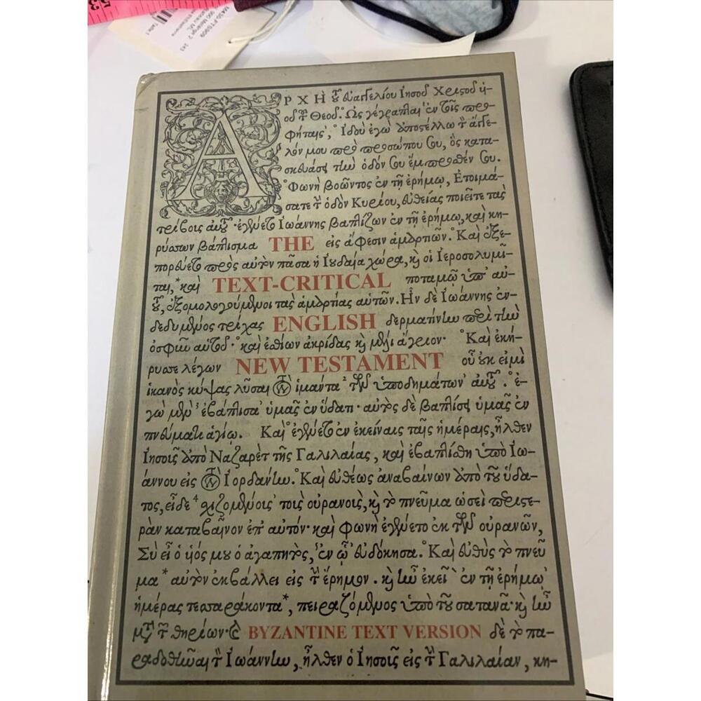 Text-Critical English New Testament: Byzantine Text‎ Version by Boyd
